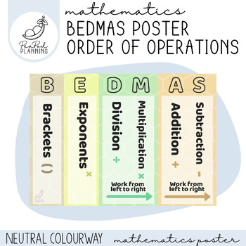 Preview of BEDMAS Poster - Neutral