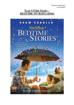 Preview of BEDTIME STORIES - FILM  STUDY BOOKLET