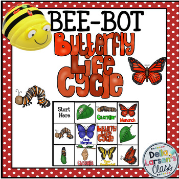 Preview of BEE BOT Mat Butterfly Life Cycle