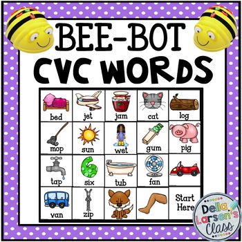 Preview of BEE BOT Mat CVC Words