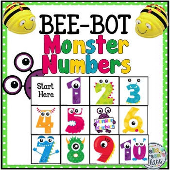 bee bot monster numbers 1 10 by della larsens class tpt