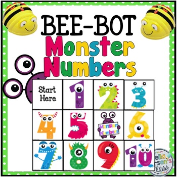 Preview of BEE BOT Mat Teaching Numbers 1-10
