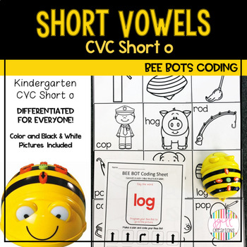Preview of BEE BOT Short Vowel o