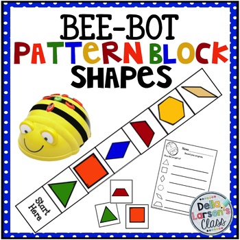 Preview of BEE BOT Mat Pattern Block Shapes
