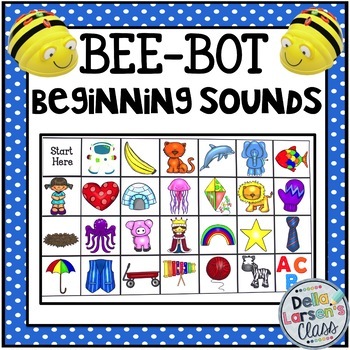 Preview of BEE BOT Mat initial sound alphabet