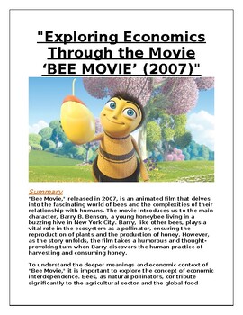 Preview of BEE MOVIE (2007) -- Economics Through Film [EXTERNALITIES, MONOPOLIES]