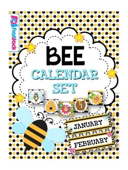 Preview of BEE Themed Calendar Set