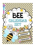 BEE Themed Calendar Set