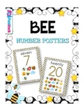 BEE Themed Number Posters 0 to 20