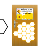 BEE-UTIFUL Classroom Door Display: Editable