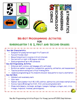 Preview of BEEBOT PROGRAMMING ACTIVITIES FOR YOUNG LEARNERS.