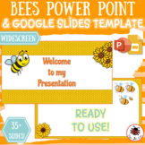 BEES SPELLING BEE Fun Cute PowerPoint / Google Slides Temp
