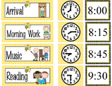 BEES - Schedule Cards / editable MS WORD / Illustrated