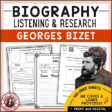 BIZET Research and Music Listening Activities for Middle -