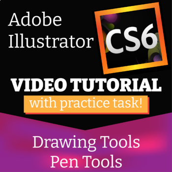 Preview of BEGINNER Adobe Illustrator CS6 tutorial - Preferences, Drawing Tools, Pen tool