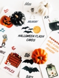 BEGINNER Halloween Alphabet Flashcards