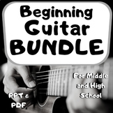 BEGINNING GUITAR BUNDLE for Middle and High School Music Classes