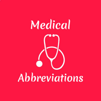 Preview of BEGINNING Medical Abbreviations for Healthcare