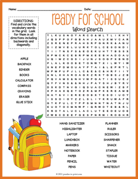 Asia Reserve builder BEGINNING OF THE YEAR Word Search Puzzle Worksheet Activity by Puzzles to  Print