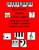 BEGINNING PIANO CARD GAMES