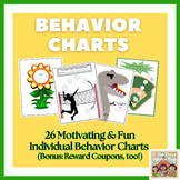 BEHAVIOR CHARTS: 26 Fun & Motivating Charts + Reward Coupons