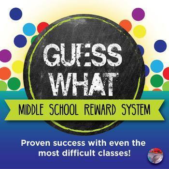 Preview of BEHAVIOR MANAGEMENT - Middle School Reward System:  Guess What
