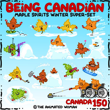 Preview of BEING CANADIAN - Winter Super Set BUNDLE