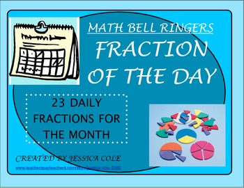 Preview of BELL RINGER: Fraction of the Day (23 days)