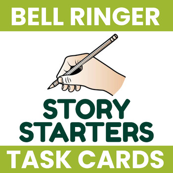 Preview of BELL RINGER Task Cards - Story Starters (2 months)