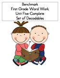 BENCHMARK-FIRST GRADE-WORD WORK-UNIT 5-COMPLETE SET OF DECODABLES