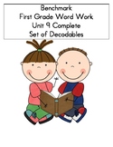 BENCHMARK-FIRST GRADE-WORD WORK-UNIT 9-COMPLETE SET OF DECODABLES