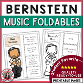 Music Composer Worksheets - BERNSTEIN Biography Research a