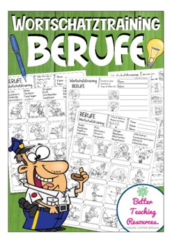 Preview of BERUFE - Arbeitsblätter für Deutsch / DAZ  (German jobs worksheets)