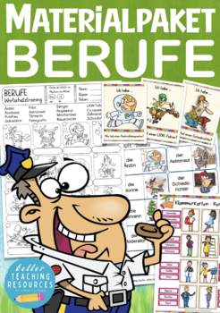 Preview of BERUFE Materialpaket (BUNDLE) Deutsch für Anfänger (beginners)