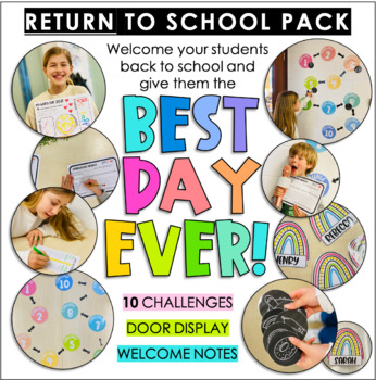 Preview of BEST DAY EVER RETURN-TO-SCHOOL PACK!