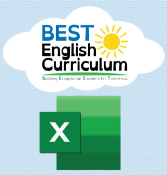 Preview of BEST English Curriculum - ESL Lesson Checklist Spreadsheet - Free