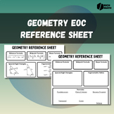 BEST Geometry EOC Reference & Formulas Sheet