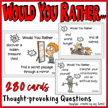 Preview of BEST OF WOULD YOU RATHER | CONVERSATION STARTERS | CLASS MEETINGS