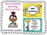BEST SELLER BUNDLE!  - BEST SELLING WRITING RESOURCES FOR 