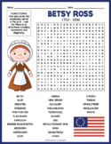 BETSY ROSS Biography Word Search Puzzle Worksheet Activity