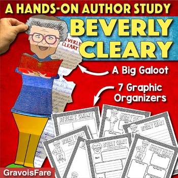 Preview of BEVERLY CLEARY AUTHOR STUDY: Activity and Graphic Organizers (Ramona Quimby)