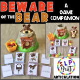 BEWARE OF THE BEAR, ARTICULATION GAME COMPANION, SPEECH THERAPY
