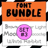 BCA Font Bundle Set#3