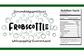 Preview of BFG Frobscottle Labels