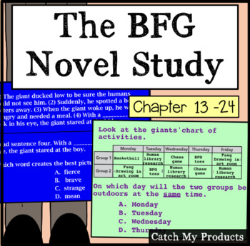 Preview of The BFG Novel Study Part I for Promethean Board
