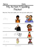 BGC Action 4 Words Spelling Packet
