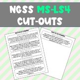 NGSS MS-LS4 Header Cut-Outs