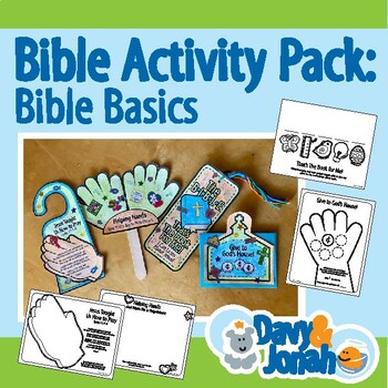 BIBLE BASICS BIBLE ACTIVITY PACK by Davy and Jonah | TPT