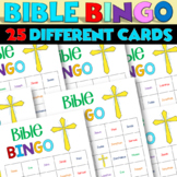 BIBLE Character BINGO - 25 Different Cards