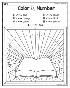 bible color by number coloring pages booklet by dovie funk tpt